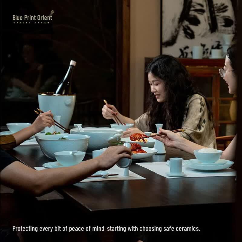 Jingdezhen Chinese Ceramic Dinnerware Set