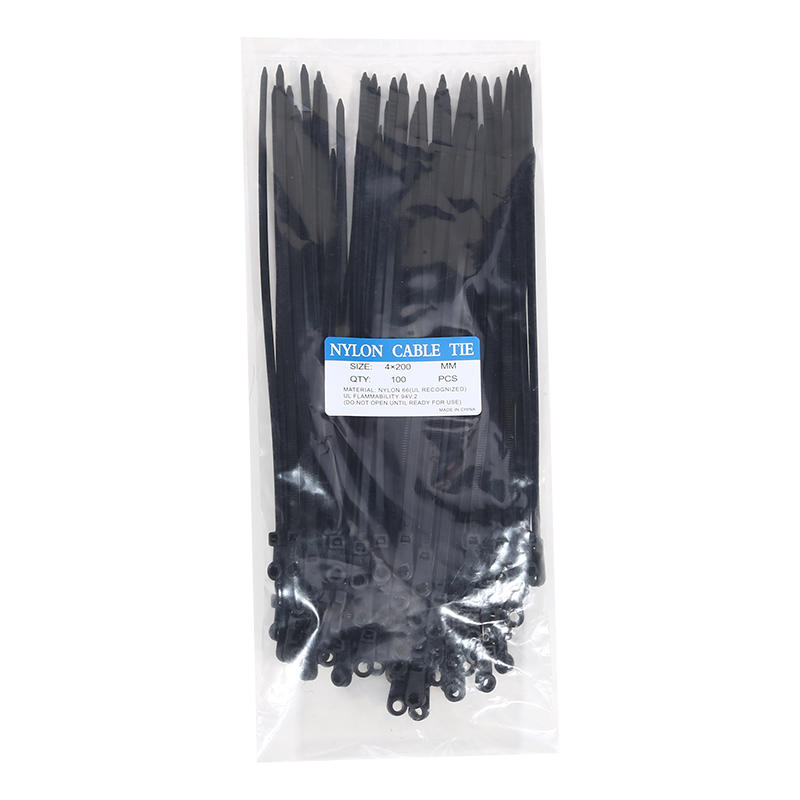 100 Stück Hochleistungs-Nylon-Kabelbinder mit festem Kopf Multifunktionaler selbstsichernder Kabelbinder für das Kabelmanagement im Innen- und Außenbereich