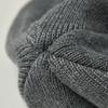 WTEMPO Men's Solid Color Thick Fleece Winter Soft Plush Woolen Hats Cold-proof Windproof Outdoor Cycling Knitted Hats