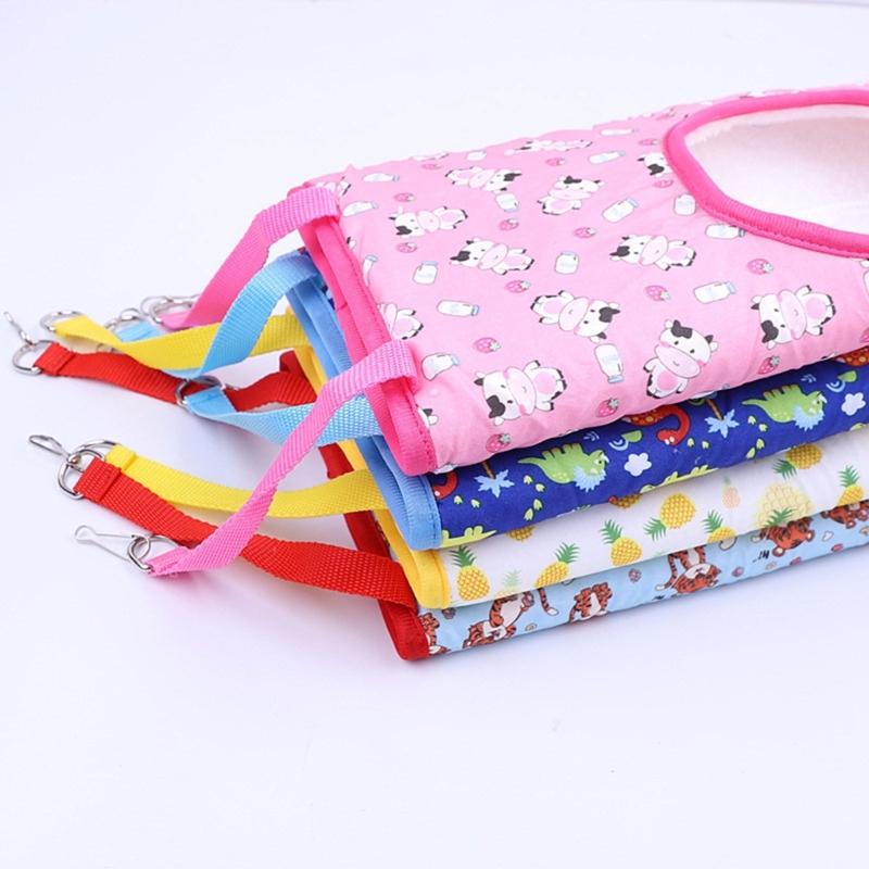 Small Animal Tunnel Hammock House Playtube Tunnel Toy Hamster Cage Hanging Tunnel Hideout Bedding Habitat for Chipmunk