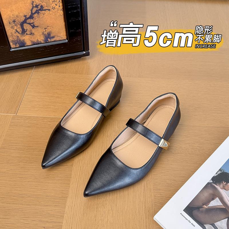 

Универсальные туфли Мэри Джейн для работы, женские, бежевые, с острым носком, на толстом каблуке, с ремешком на одной пряжке, обувь, не утомляющая ноги, новые 33 чёрный