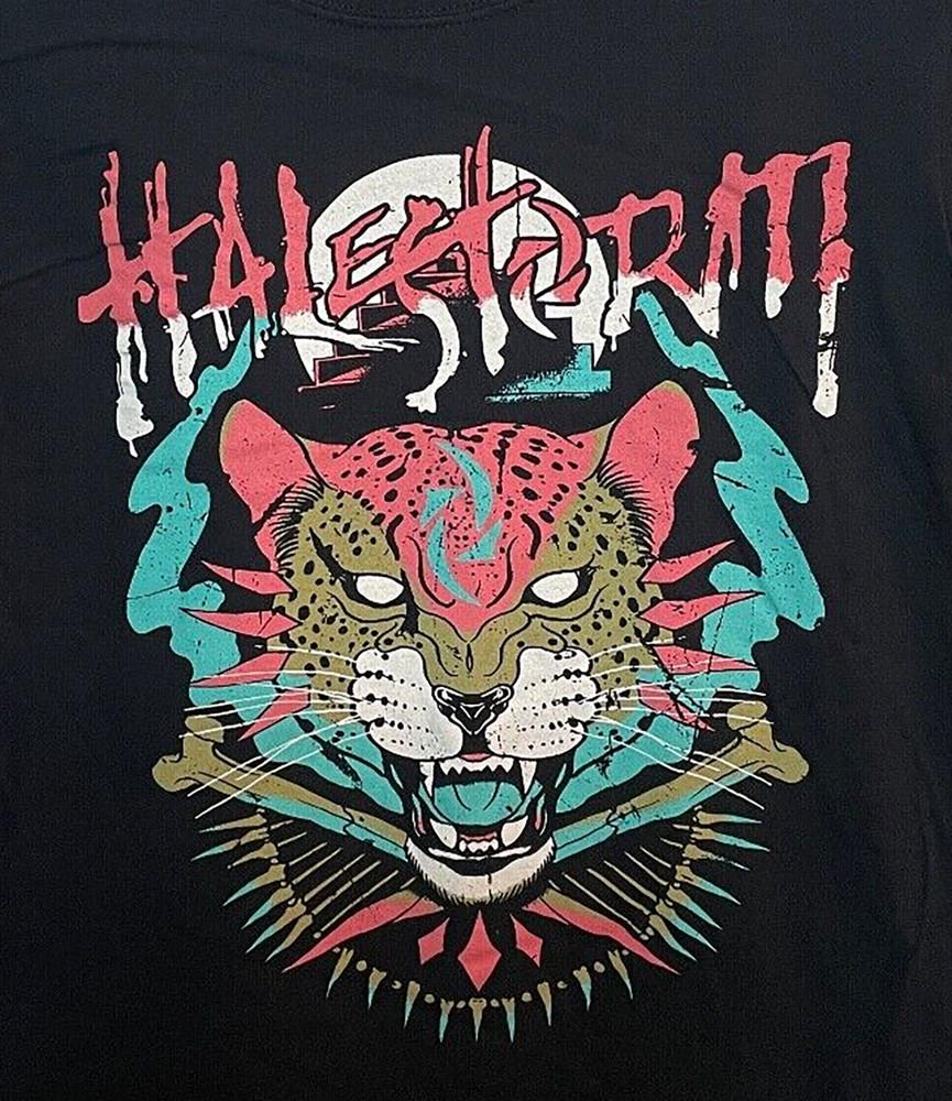 Collection Halestorm Tour 2014 Band Gift For Fan S-2345XL Black T-shirt Unisex T-Shirt S