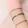 [Rosemont] Silver Black Bead Bracelet La Vie En Rose Ra24D37K