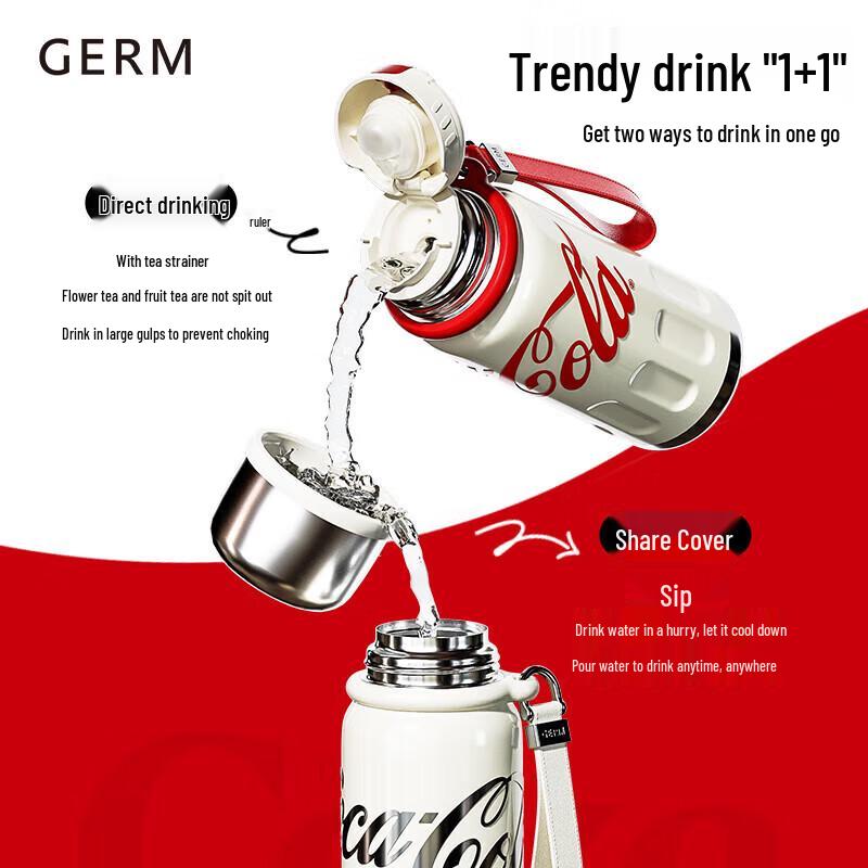 Germ Coca-Cola Insulated Water Bottle