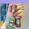 Cheie realistă mini doză de suc Rășină Sprite Budweiser Accesoriu Starbucks
