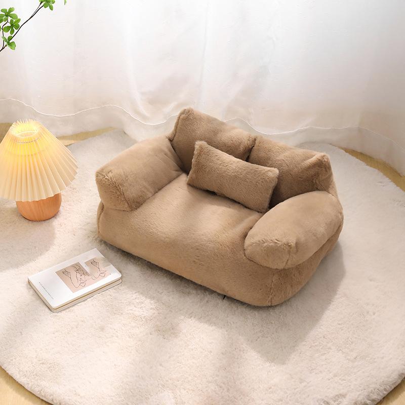 Soft and Comfortable Small Dog Bed Suitable for All Seasons, Warm and Thoughtful Large Cat Bed, Pet Sofa, Pet Supplies, Large Dog Bed
