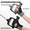 Sports Fitness Gloves Black Wear Resistant Breathable Half Finger Gloves Hand Support Wrist Brace For Weightlifting Sport 3 Size