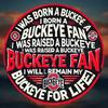 Ohio Buckeye Fan Metal Wall Art For Sports Bar Man Cave Home Decor