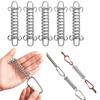 5lots Heavy Type Spring Buckles Awnings Rope Tensioner Outdoor for Tensioning Tarps and Securing Pet Leashes Outdoors