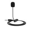 3.5mm Computer Microphones Mini Lavalier Mic Tie Clip Lapel Pc Microphone For Speaking Singing