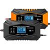 12V/24V Intelligent Pulse Repair Lead-Acid Car Battery Charger, Nine-Stage Optimization
