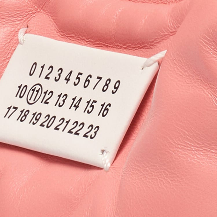 Maison Margiela Glam Slam Full Grain Nappa Leather Shoulder Bag, Handbag Small Women's Pink SB3WG0024P4300T4151
