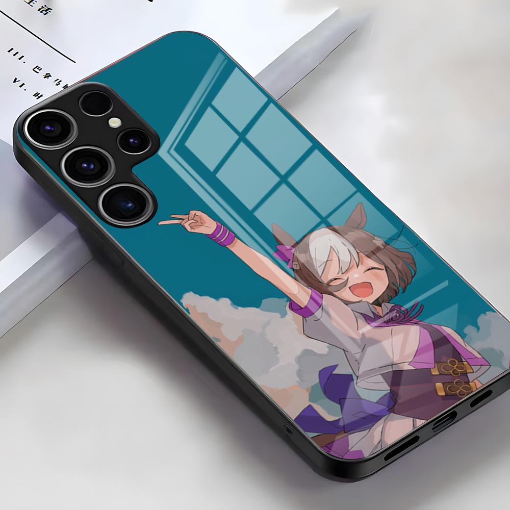 Uma Musume Pretty Derby Phone Case For Samsung S25 Edge Ultra S23 S22 S21 S20 Ultra Plus S24 Fe A54 A53 A25 Glass Cover