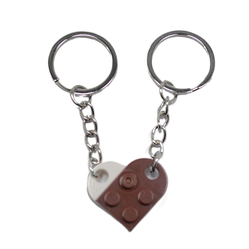 Милые брелки для ключей в форме сердца любви для пар — фото 4