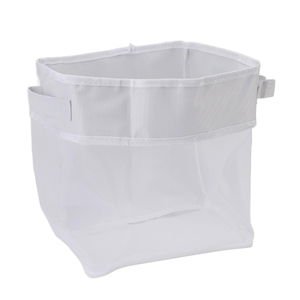 Bath Toy Storage Bottom Zipper Large Capacity Quick Drainage Bathtub Toy Organizer for Bathroom