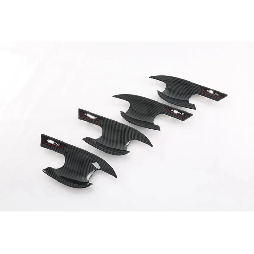 For Honda Civic Eleventh generation (FE/FL) - Car Accessories ABS Chrome Door Handle Bowl Cover Cup Cavity Trim