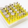 Hongyu 50-Piece Diamond Sand Grinding Needle Set, 3mm Shank for Jade Carving