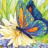 Diy 5D Diamond Painting Butterfly Flower Diamond Embroidery Cross Stitch Kit Mosaic Picture Home Decoration New Year Gift