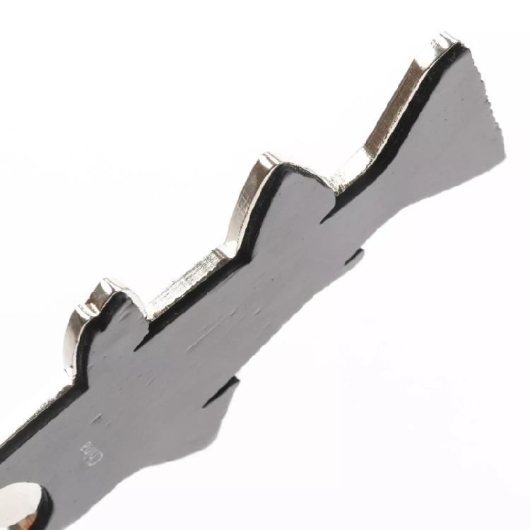 Fish Shape Beer Bottle Opener Stainless Steel Texture Beer Caps Opener Camping Tool for Various Type of Cold Beverages