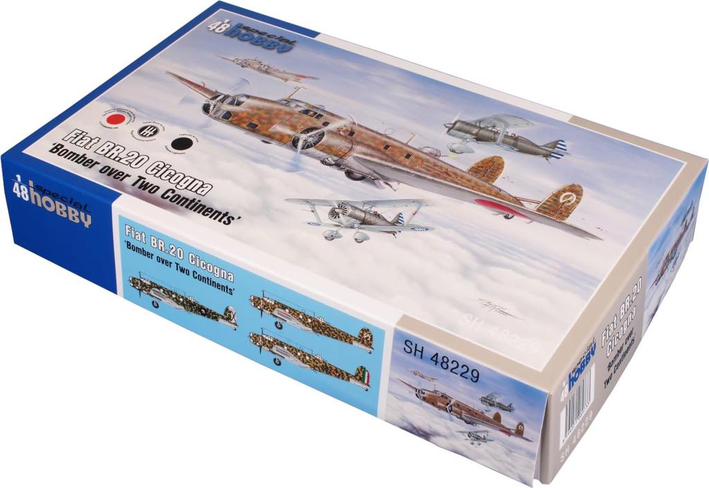 Special Hobby Italian Fiat Cicogna Heavy Bomber Plastic Model SH48229 1/48 Br.20 Twin-engine bomber/I-type (Airplane)
