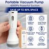 Portable Vacuum Compression Pump | Rechargeable Cordless Suction Pump, Suitable for Travel Bag and Clothing Storage