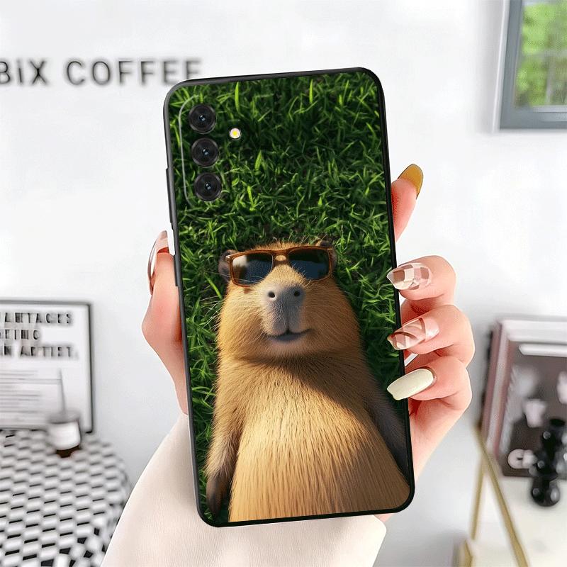 Animal Capybara Cute Soft Phone Case for Samsung A17 A37 A57 A16 A26 A36 A56 A15 A25 A35 A55 A14 A24 A34 A54 A13 A23 A33 A53 A52