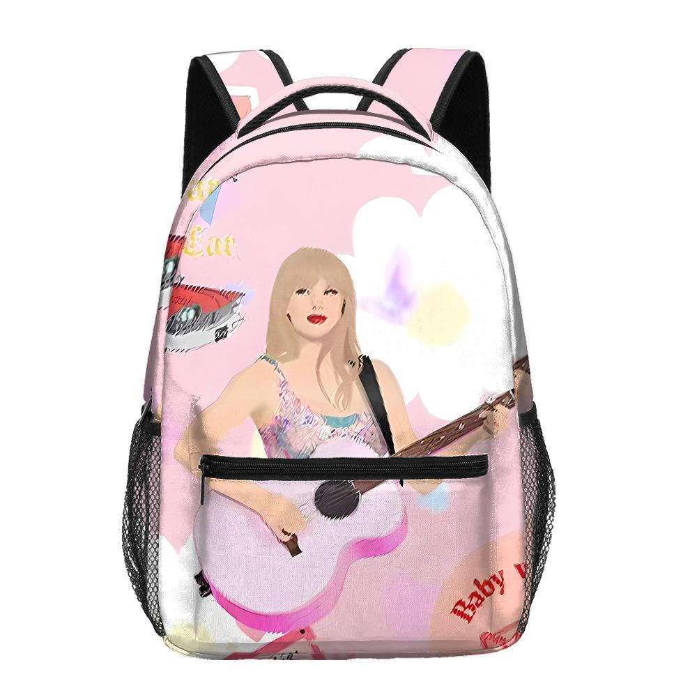 Taylor Swift Grund- und Sekundarschulrucksack, Kinderrucksack, Vollständig bedruckter Rucksack