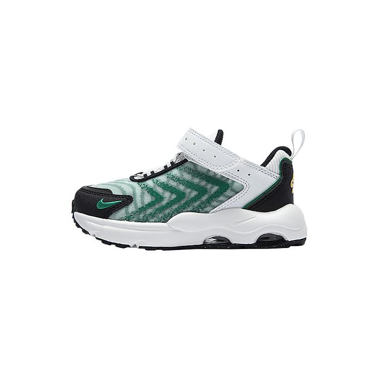 Nike Air Max TW Comfortable Durable Low-Top Running Shoes Kids Running Shoes White Green DQ0298-106