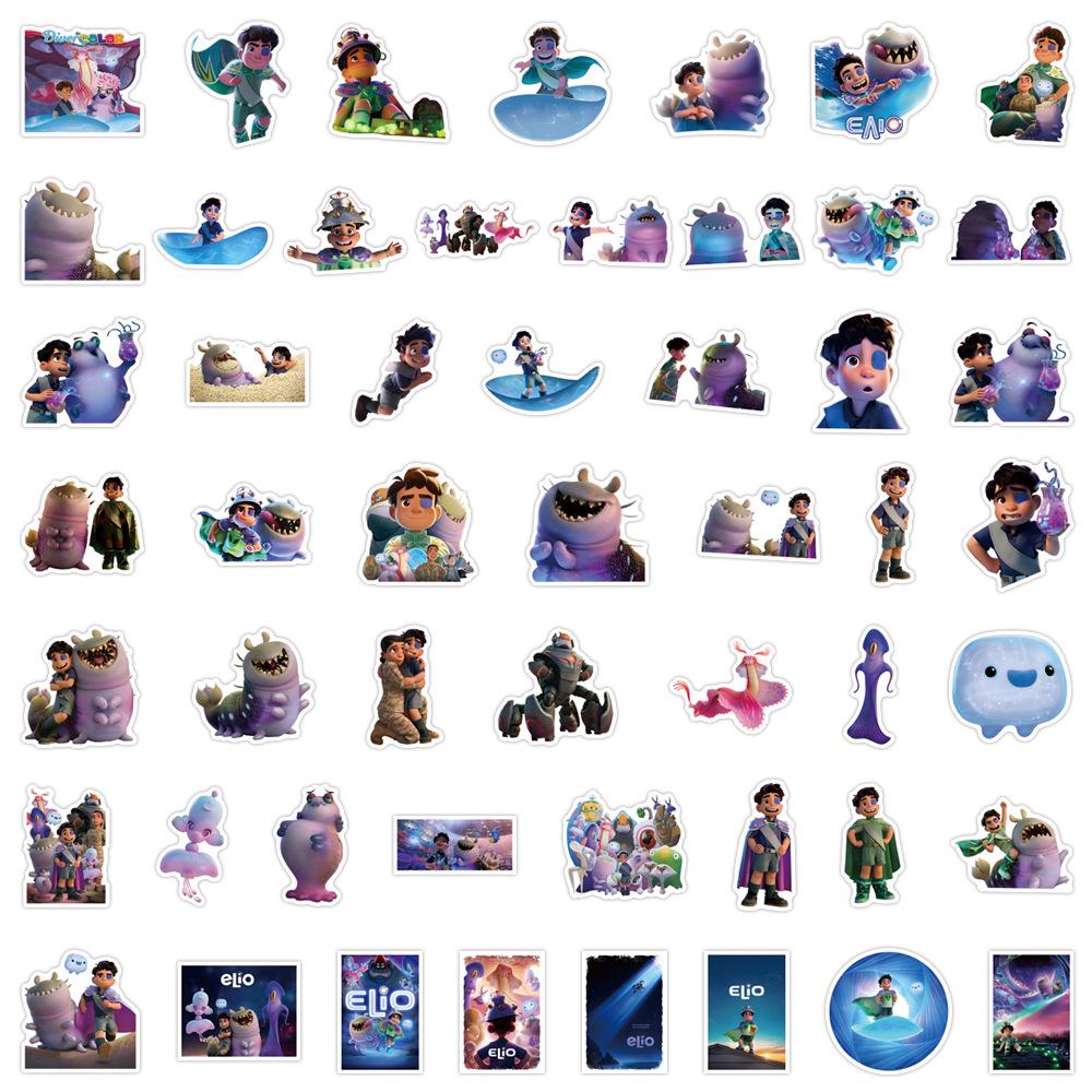 

50PCS Cartoon Anime Stickers: Waterproof Decor for Journals, Water Bottles, and Computers