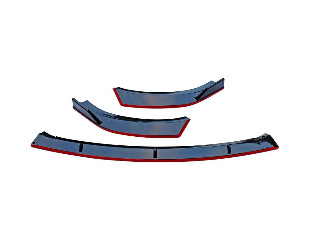 Volkswagen Polo Front Lip Splitter, Body Kit Corner Protectors, Anti-Scratch Front Spoiler for 19 Models