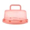 1 Set Handheld Plastic Cake Box Transparent Reusable Baking Storage Case Portable For Birthday Dessert Wrapping Packaging Home