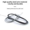 1Pcs Universal Motorcycle Accelerator Straight Connection Throttle Cable 1200Mm For Motorcycle Atv Cqr Crf