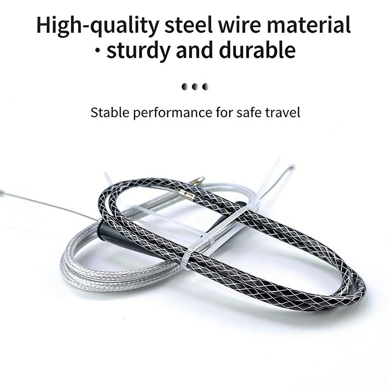 1Pcs Universal Motorcycle Accelerator Straight Connection Throttle Cable 1200Mm For Motorcycle Atv Cqr Crf