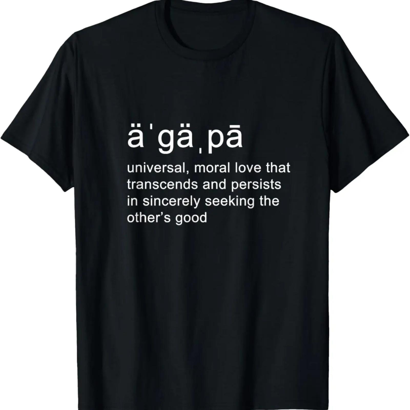 

Agape Inspirational Definition Show the Love T-Shirt XXXXXL чёрный