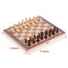 3in1 Portable Wooden Chessboard Folding Board Chess Game For Party Family Activities (29*29cm)