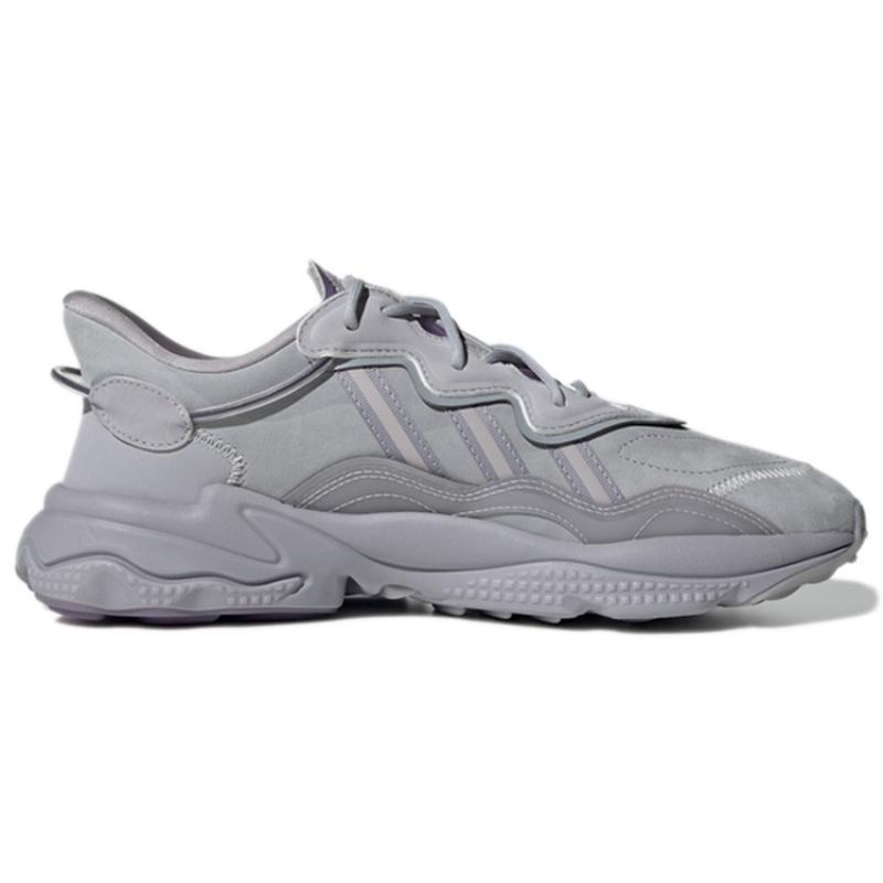 Adidas Originals Ozweego Cozy Wear Resistant Running Shoes Gray Purple Sneakers GY1027