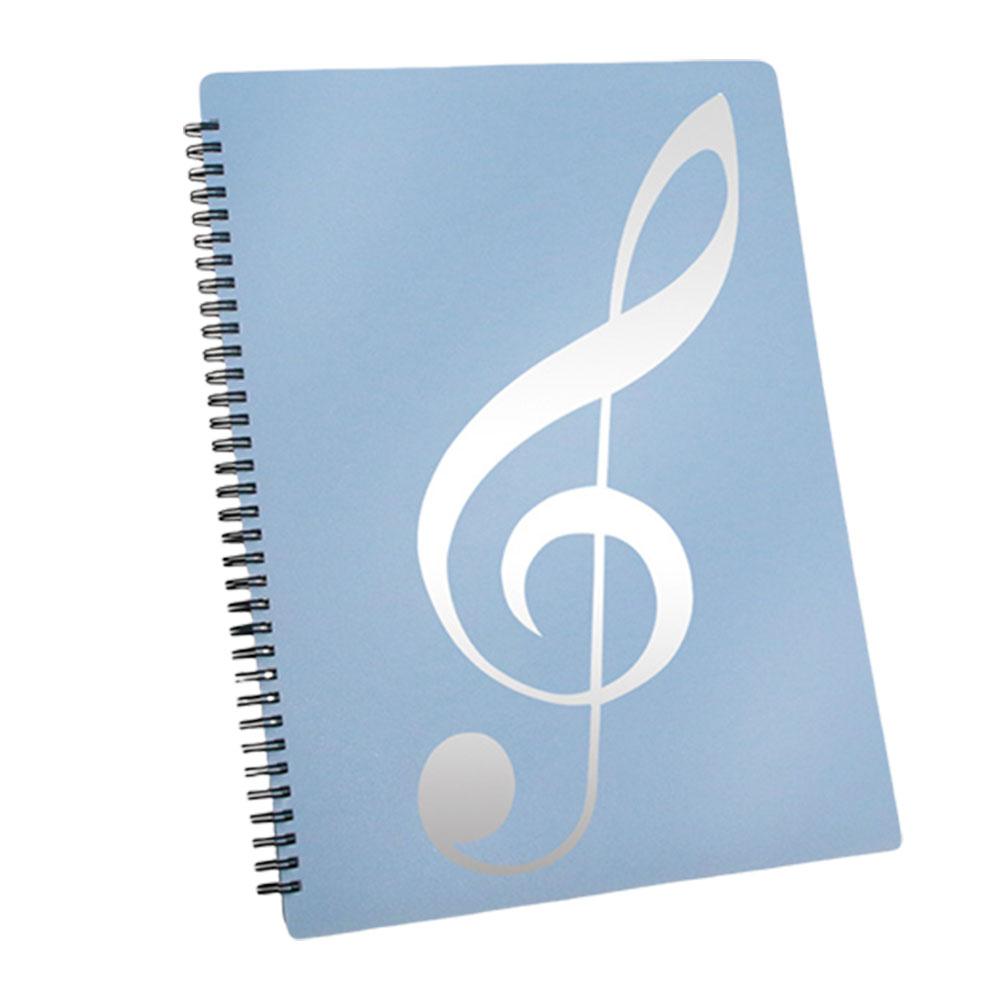 Sheet Music Folder Music Folders Binder Music Choral Storage Holder Band Folder, A4 Size Black Folder,40 Pockets