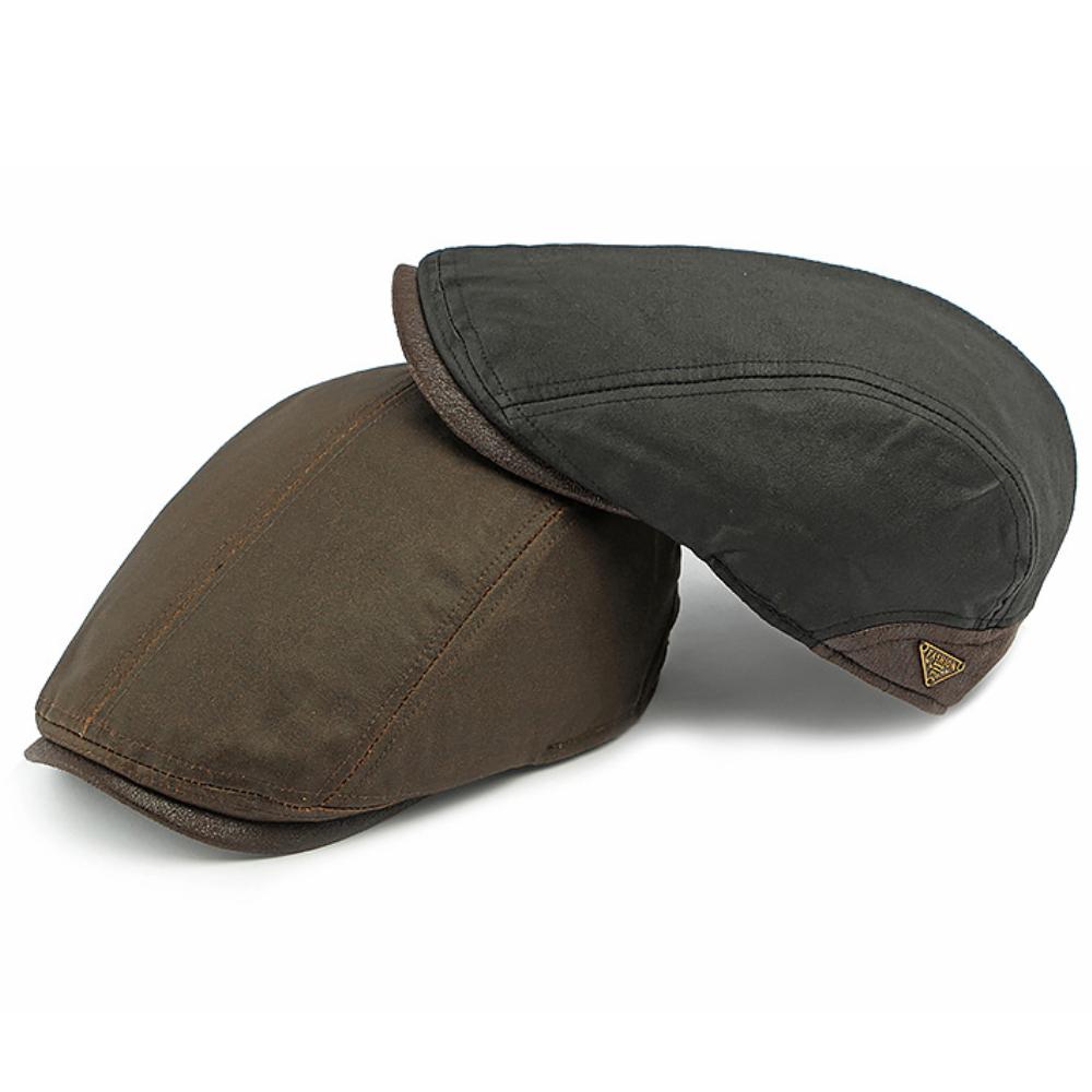 HT4573 Berets New High Quality Men Women Autumn Winter Hat Waterproof Fleece Lined Ivy Flat Cap Male Female Adjustable Beret Cap