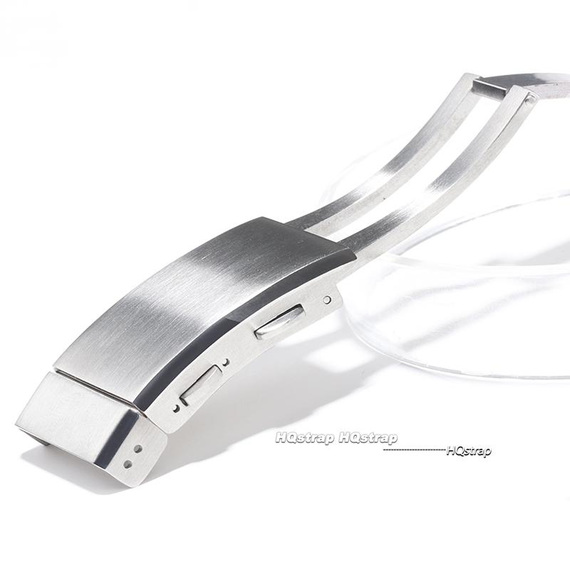 18mm 20mm 22mm Luxury Adjustable Watch Clasp 316L Solid Stainless Steel Folding Buckle High Quality Metal Clasps Strap Accessory