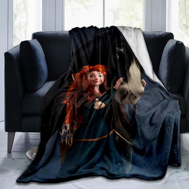 1 szt., Odważna Przygoda Meridy: Przytulny koc do wystroju domu, idealny do salonu, sypialni lub wszędzie tam, gdzie potrzebujesz komfortu!Wystrój domu