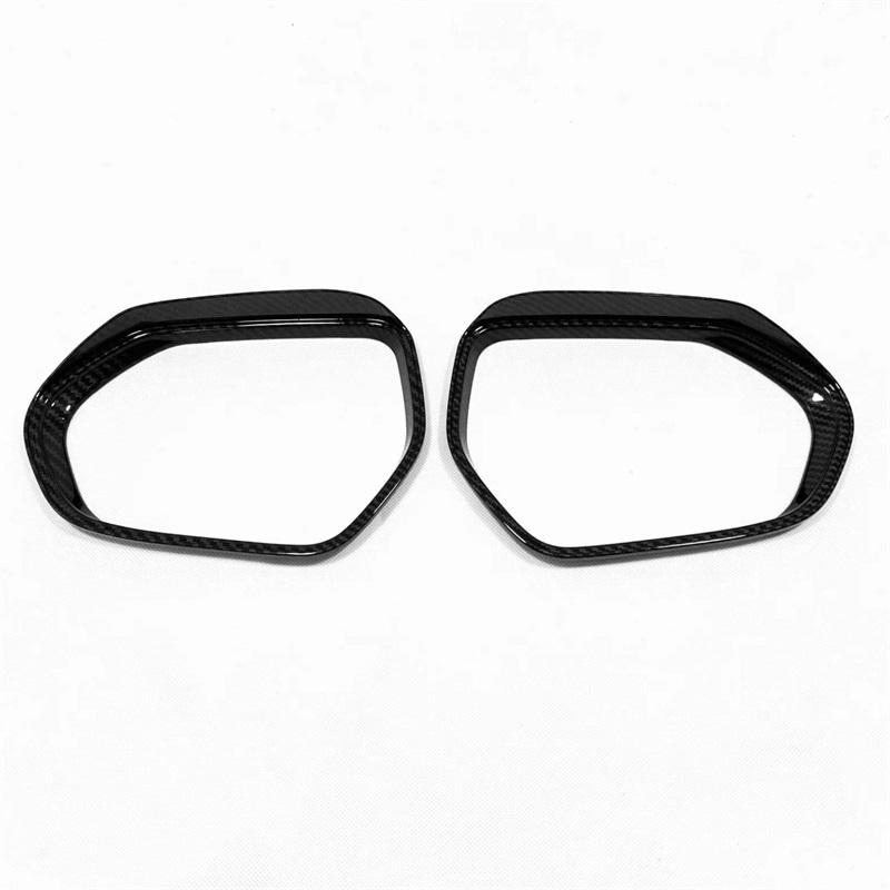 For Toyota Yaris XP210 ABS Car Rearview Mirror Rain Eyebrow Sequin Trims Sticker Car Decoration Accessories