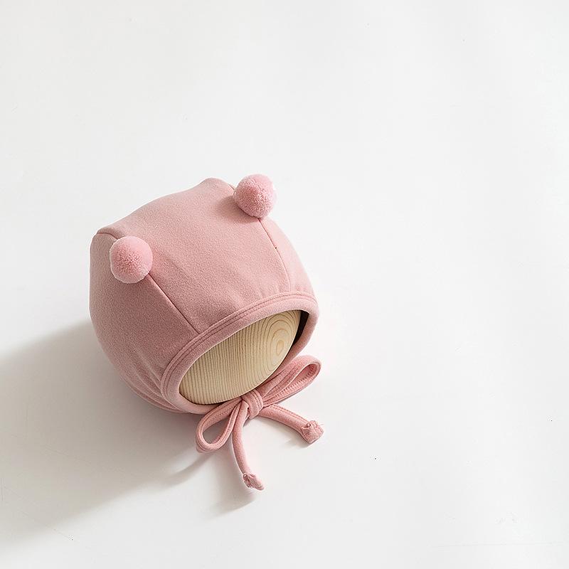 Kawai Bear Rabbit Ear Baby Knitted Cap Warm Ear Protection Cap New Winter Baby Earmuffs