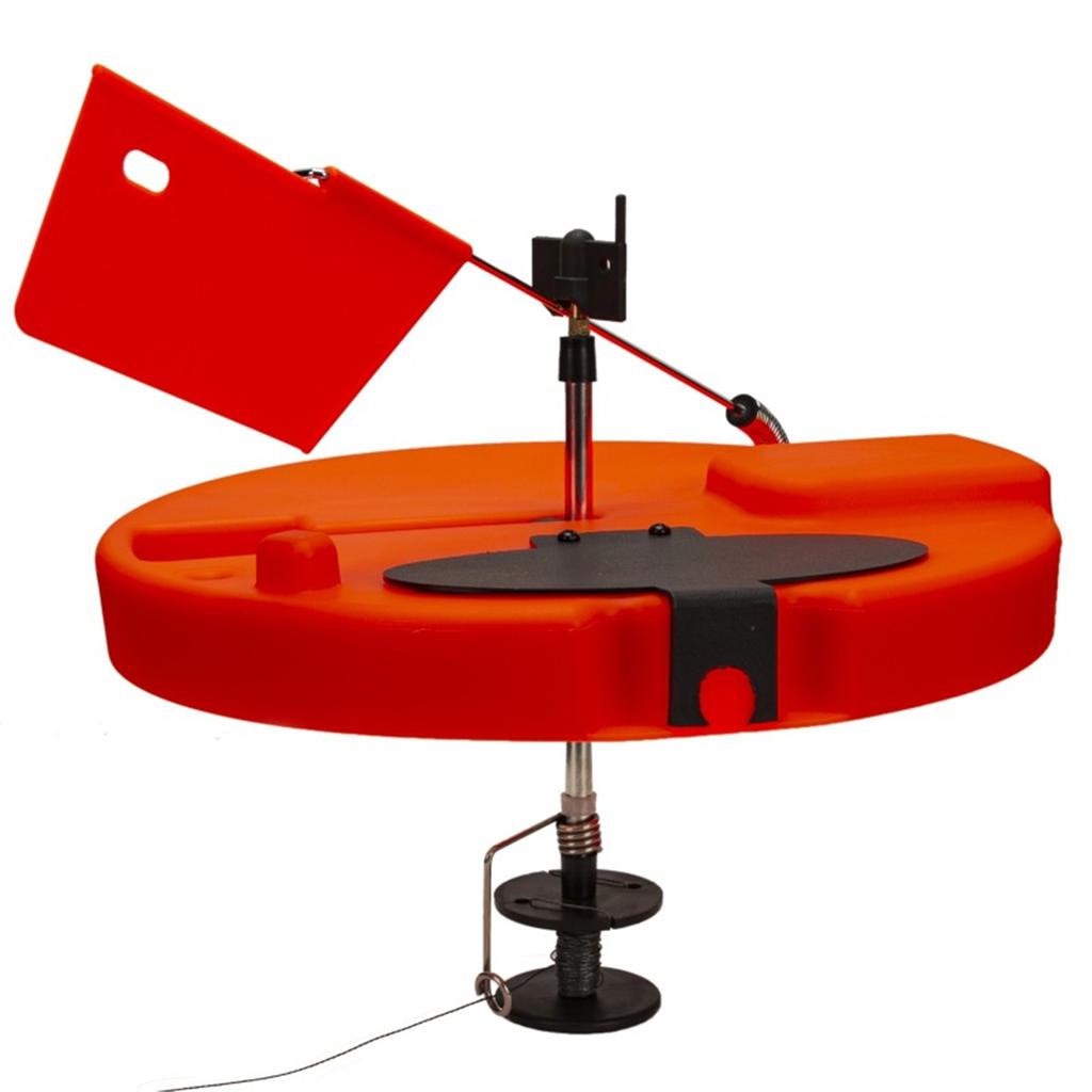 Ice Fishing Accessories Ice Fishing Tip Up with Poles Flags Outdoor Winter Ice Fishing Insulator Cover Marker Flags
