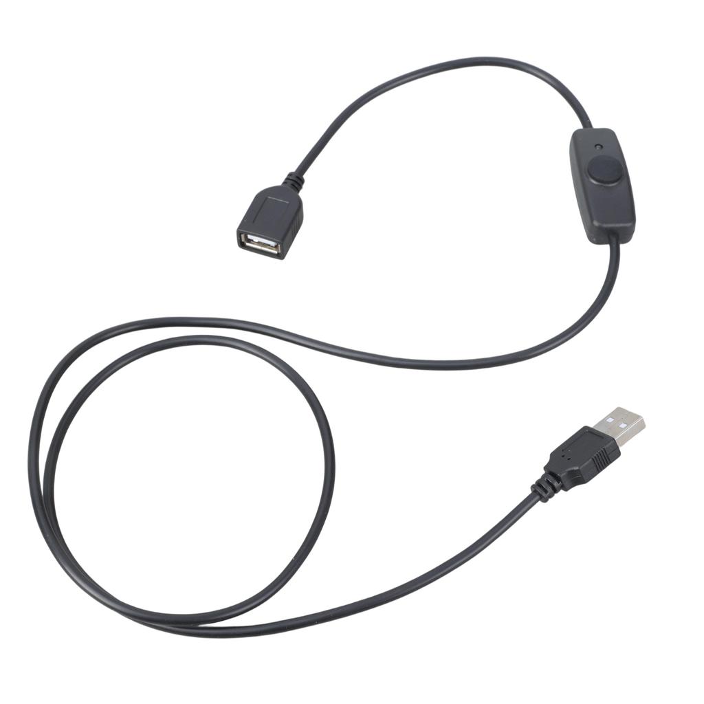 USB Extension Cable USB 2.0 Male To Female Extender 480mbps Data Transfer USB2.0 Extension Cable with Switches for PC