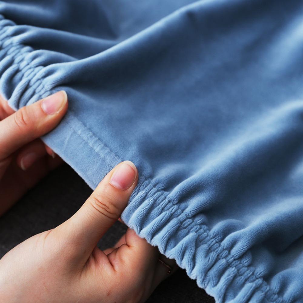 Silver Fox Velvet Swan Flannel Elastic Universal Sofa Cover Cover Dust Cover Universal