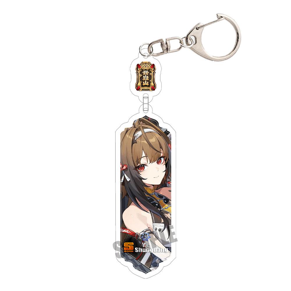 Game Zenless Zone Zero Acrylic Keychain Aria Cissia Nangong Yu Backpack Keyring Pendant Belle Nicole Demara Decorative Ornament