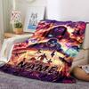 Custom Name "Spider-Man: Spider-Verse" blanket for Couch & Bed, Plush Cozy Fuzzy Blanket Super Soft & Warm Blankets for Fall and Winter. 090820