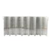 14-Piece Portable Aluminum Alloy Camping Stove Windshield with Box: Folding, Windproof Heat Concentrator Plate