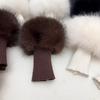 Soft Fluffy Wrist Cuffs Stretch Knitted Bands Coat Cuff Trim New Wrist Warmers  For Women