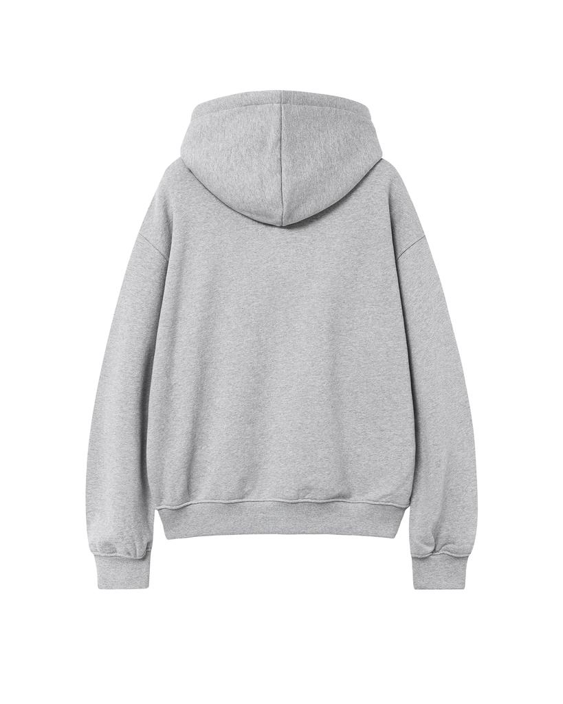 Misekiseoul Men Misekiseoul Logo Hoodie Melange Gray